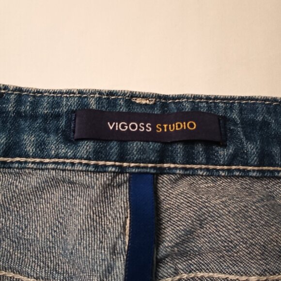 Vigoss Studio Jeans Size 27/4 The Dublin Skinny Low Rise Medium Wash - Picture 5 of 11